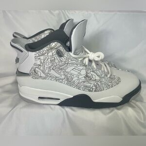 Mens Air Jordan DUB ZERO 'WHITE COOL GREY' [311046-107]